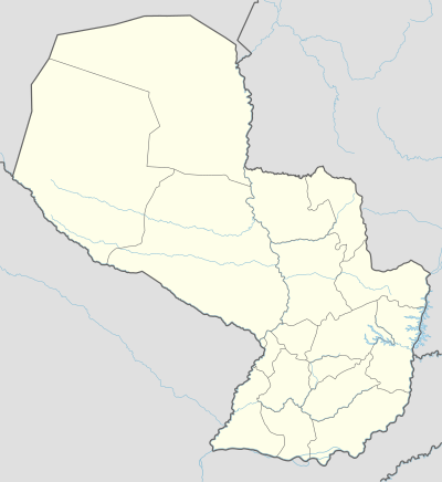 Mapa konturowa Paragwaju