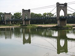 Puente colgante de Langeais.