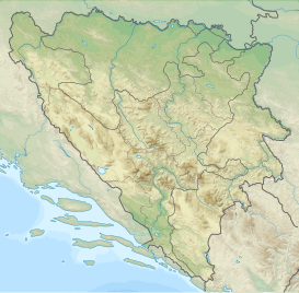 Milodraž ubicada en Bosnia y Herzegovina
