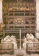 Capilla Real de Granada, con el sepulcro de los Reyes Católicos, de Domenico Fancelli, 1505-1518.
