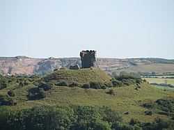 Shanid Castle just south of Shanagolden