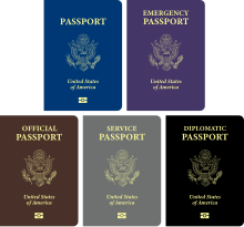 United States passport types.svg