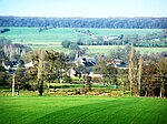 Vue générale du village de La Chapelle-Hullin.