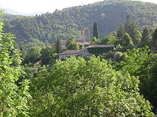 Ang Simbahan sa Niègles, sa Pont-De-Labeaume