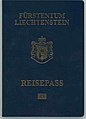 Couverture d'un passeport liechtensteinois