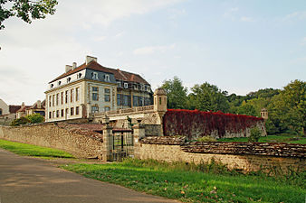 Côté terrasse du château.