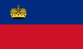Bandera de Liechtenstein (1982-actualidad)