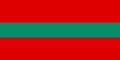 Вариант флага ПМР: флаг МССР без звезды, серпа и молота
