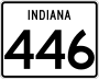 State Road 446 marker