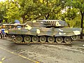 Leopard 2A4HU harckocsi a Városligetben kiállítva (2022)