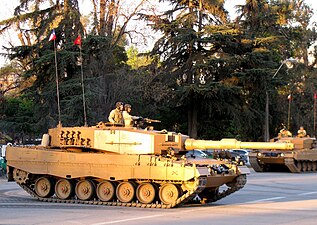 MBT Leopard 2 del Ejército de Chile.