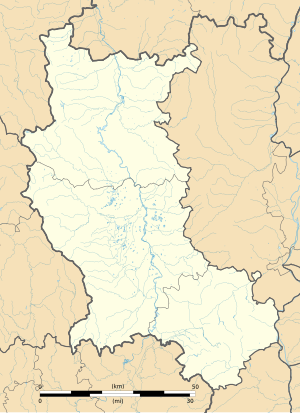 尚波利在卢瓦尔省的位置