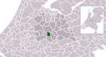 Location of Nieuwegein