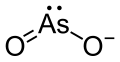 Deutsch: Struktur des Metaarsenit-Ions English: Structure of the metaarsenite ion