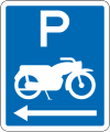 (R6-51.1) Motorcycle Parking (on the left of this sign)