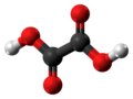 Skeletal formula of oxalic acid