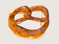 Pretzel, özellikle Güney Almanya'da yaygındır.