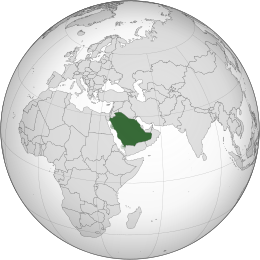 Arabia Saudita - Localizazion