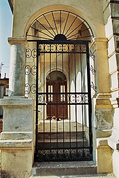 Wrought iron gate