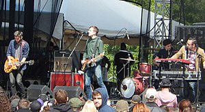 From left to right: Josh Hook, David Monks, Greg Alsop, and Graham Wright in 2014.