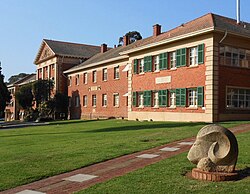 This is a photograph of the main building at the University of Adelaide's Waite campus, which is home to the Waite Research Institute.