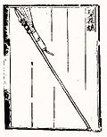குவோலாங்யிங் இல் தீட்டப்பட்டுள்ள தீயெறி ஒன்றின் ஓவியம், கி.பி. 1350.