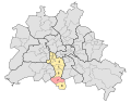 Deutsch: Wahlkreis Tempelhof-Schöneberg 7 für die Wahlen zum Abgeordnetenhaus von Berlin. Stand 2006