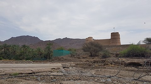 The Al Bithnah Fort in the Wadi Ham, United Arab Emirates