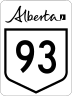 Highway 93 marker