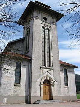 De kerk van Aumontzey