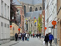 De Heilige-Geeststraat in noordelijke richting gezien