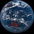 Earth seen from the Himawari 8 geostationary satellite