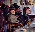 Manet: Kafede, 1878 (Şapkalı kadın André)