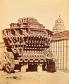 Juggernaut cart in the Ulsoor temple complex in Bangalore, around 1870.