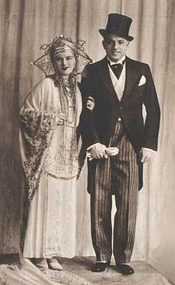 Vaály Ilona és Dénes Oszkár az operett ősbemutatóján