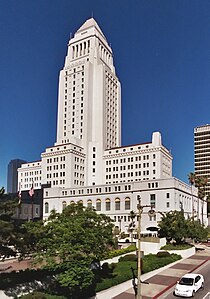 Los Angeles-i Városháza John Parkinson, John C. Austin és Albert C. Martin, Sr. tervezése (1928)