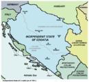 1941年に成立したクロアチア独立国