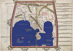 Індія за Гангом у «Космографії» Птолемея, 1467 рік