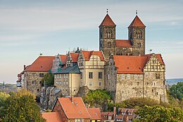 Abbazia imperiale di Quedlinburg - Localizzazione