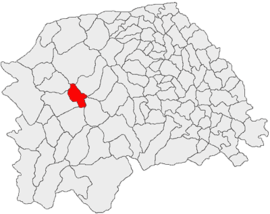 Location in Suceava County