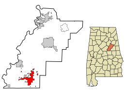 Sylacauga – Mappa