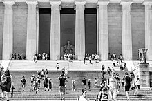 Tourists at the Lincoln Memorial (48850710191).jpg