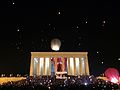 Çanakkale Savaşı'nın 100. yılı anma etkinlikleri çerçevesinde Anıtkabir'de gerçekleştirilen törenden bir enstantane.