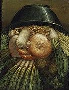 Retrato con verduras, de Arcimboldo, mediados del siglo XVI.