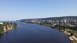 View of the district from the Asparuhov bridge.