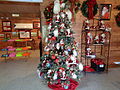 Christmas tree in Santa Claus Welcome Center