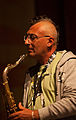The saxophonist en:Daniele Sepe at the TFF Rudolstadt 2013Il sassofonista it:Daniele Sepe in Rudolstadt 2013