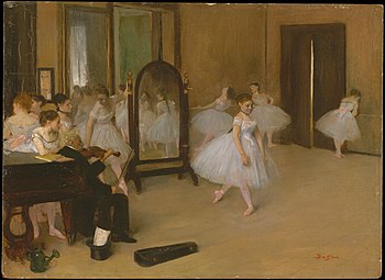Classe de danse (en), 1871
