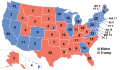 carte politique de l'élection présidentielle de 2020