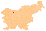 Location of the Municipality of Naklo in Slovenia